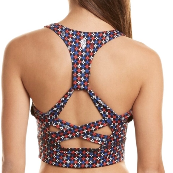 NWT Free People Movement Ashford Print Sports Bra Sz. S - Picture 4 of 4